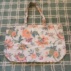 Sezane floral tote